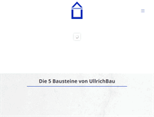 Tablet Screenshot of bau-mit-ullrich.de